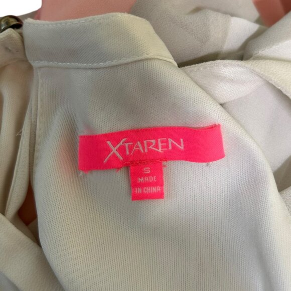 Xtaren Sleeveless Line Neutral Asymmetrical Hem Flowy Dress Size S - Picture 4 of 4